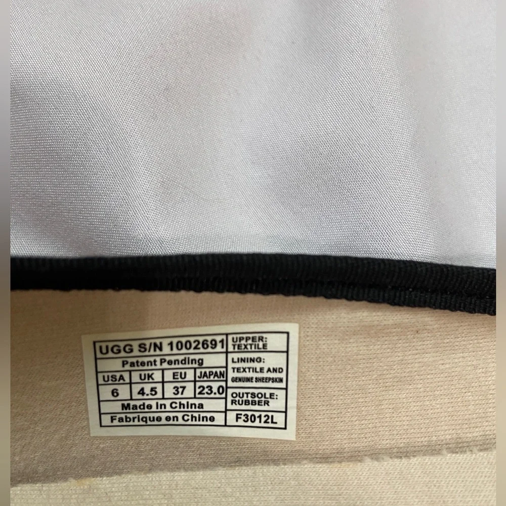 UGG Women’s Marrakech Indah Espadrille Ballet Flat Black/Tan Sz 6 EUC, Spring - Picture 11 of 13